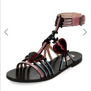 Valentino Love Blade caged Flat